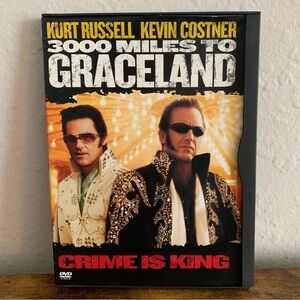 3000 Miles to Graceland (2001) DVD Snapcase, Kurt Russell, Kevin Costner